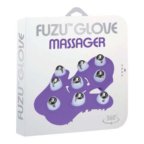 Fuzu Glove Massager - Neon Purple